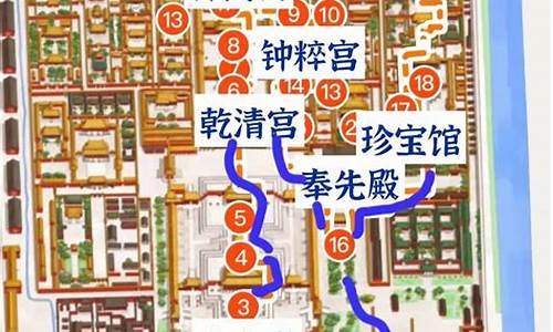 故宫里面旅游主要路线_故宫旅游路线介绍